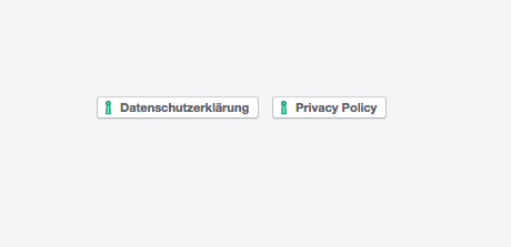 iubenda 'Privacy Policy' button