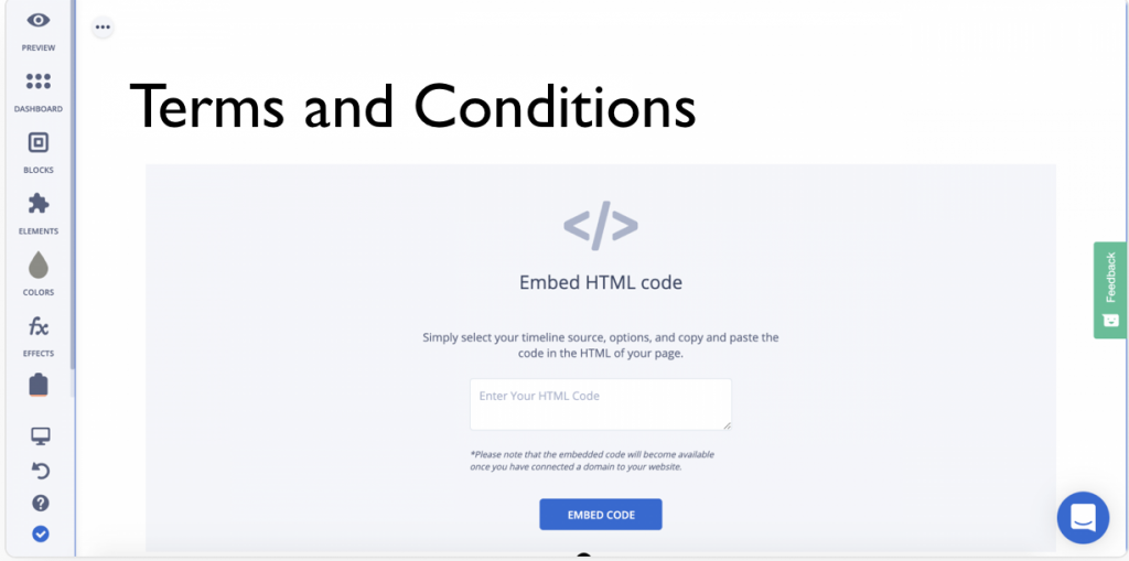 How to add Terms and Conditions on Ucraft