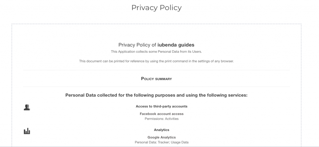 Come aggiungere la privacy e cookie policy a BigCommerce