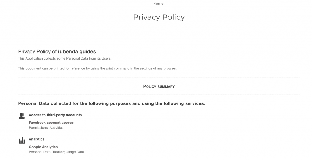 Come aggiungere la privacy e cookie policy a BigCommerce